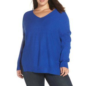 Glamorous Curve Blue Oversized Sweater 20